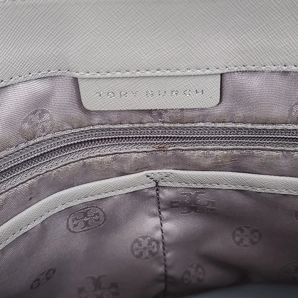 Tory Burch Emerson Saffiano Tote Bag Purse